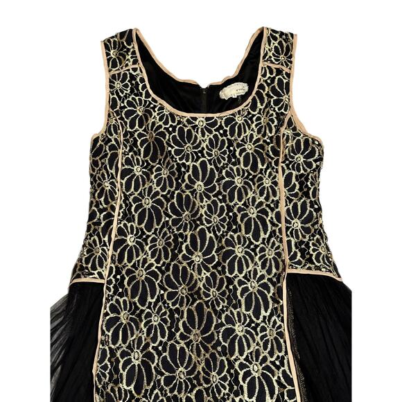 A'reve Black Embroidered Lace Dress - Picture 3 of 4